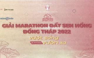 Chạy marathon trên đất sen hồng Đồng Tháp