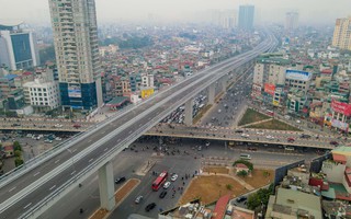 Diện mạo tuyến đường gần 10.000 tỉ đồng ở Hà Nội trước giờ "G" thông xe