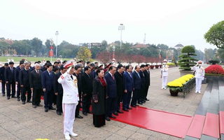 Lãnh đạo Đảng, Nhà nước vào Lăng viếng Chủ tịch Hồ Chí Minh