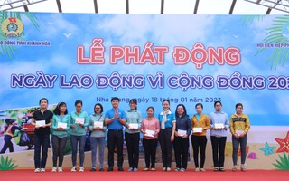 Khánh Hòa: Phát động "Ngày lao động vì cộng đồng"