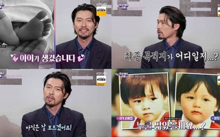 Tài tử Hyun Bin khoe con trai giống cha lẫn mẹ