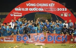 Ngược dòng thắng U21 SLNA, U21 PVF-CAND vô địch Giải U21 quốc gia 2023