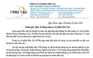 Một doanh nghiệp gỗ lên tiếng về đối tác xuất khẩu tại Mỹ xin bảo hộ phá sản