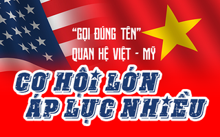 “Gọi đúng tên” quan hệ Việt - Mỹ: Cơ hội lớn, áp lực nhiều