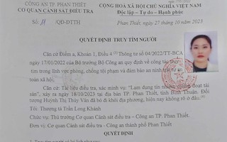Bình Thuận: Truy tìm vợ chồng chủ hụi 9X bị tố cáo chiếm đoạt hơn 19 tỉ đồng
