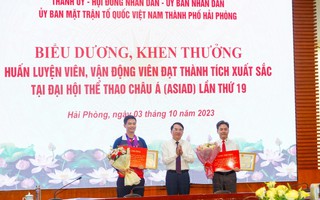 Thầy trò xạ thủ Phạm Quang Huy giành HCV ASIAD 19 được thưởng 335 triệu dồng