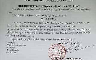 Bình Dương: Tạm đình chỉ vụ án liên quan ông Nguyễn Hồng Khanh