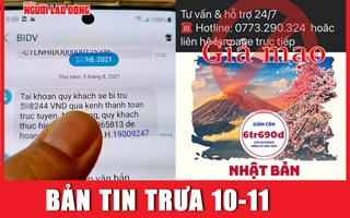 Bản tin trưa 10-11: Cải cách tiền lương, điều chỉnh lương hưu từ 1-7-2024