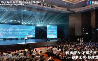 Xác minh dòng chữ "lạ" tại sự kiện hàng ngàn du khách Trung Quốc tham dự ở Hạ Long