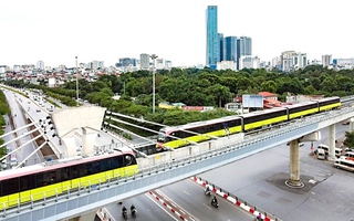 Thông tin thời gian vận hành đoạn trên cao Metro Nhổn-ga Hà Nội