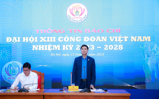 1.100 đại biểu dự Đại hội XIII Công đoàn Việt Nam