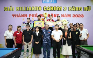 Bích Trâm vô địch Giải Billiards Carom 3 băng nữ TP HCM mở rộng 2023