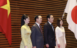 Thủ tướng Kishida Fumio chủ trì lễ đón chính thức Chủ tịch nước Võ Văn Thưởng