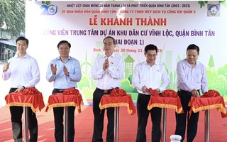 Khánh thành công viên trung tâm dự án khu dân cư Vĩnh Lộc