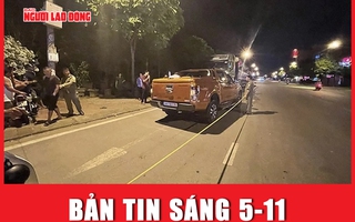 Bản tin sáng 5-11: Đi ô tô đến quán nhậu bắn 1 phụ nữ ở TP HCM