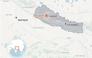 Động đất mạnh ở Nepal, tâm chấn bị bít lối