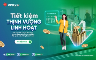 Linh hoạt tiền gửi với kỳ hạn theo ngày cùng Tiết kiệm Thịnh Vượng của VPBank