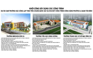 TP HCM: Quận Tân Bình sắp có thêm cụm trường học đạt chuẩn quốc gia