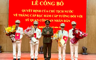 Phó Giám đốc Công an TP HCM Mai Hoàng được thăng quân hàm thiếu tướng