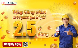 HD SAISON tặng 5.000 phần quà Tết đến với công nhân cả nước