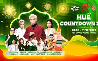 Hoàng Rapper dẫn chương trình tại Huế Countdown 2024