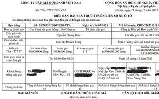 Người đàn ông kinh doanh hạt điều ở BR-VT trúng đấu giá biển số ngũ quý 7