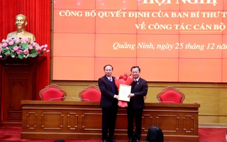 Công bố các quyết định về công tác nhân sự tại tỉnh Quảng Ninh