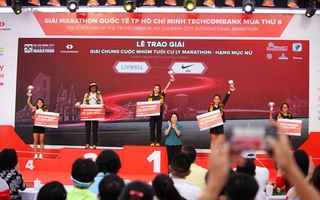 Các nữ runner Việt Nam vượt trội trong giải Marathon Quốc tế Thành phố Hồ Chí Minh Techcombank mùa thứ 6