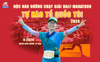 Độc đáo đường chạy Giải half-marathon “Tự hào Tổ quốc tôi” 2024