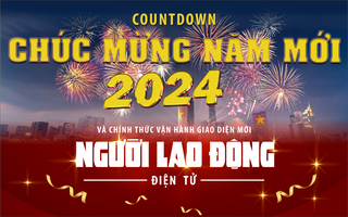 Đếm ngược chào năm mới 2024 và chính thức vận hành giao diện mới Người Lao Động điện tử