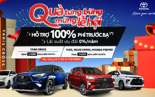 Ưu đãi hấp dẫn khi “tậu xe” Toyota đón Tết