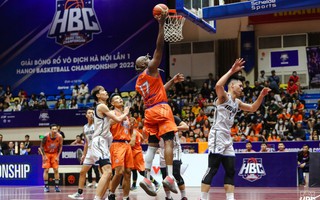Hấp dẫn mùa 2 giải vô địch bóng rổ Hà Nội