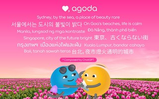 Agoda “đặt hàng” ChatGPT làm thơ ngợi ca những điểm đến nóng của mùa lễ Valentine