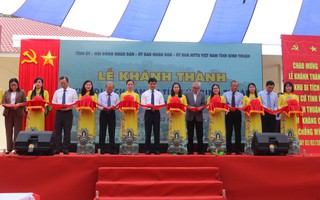 Khánh thành Khu di tích Căn cứ Tỉnh ủy Bình Thuận trong kháng chiến chống Mỹ