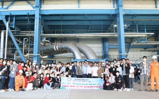 Hơn 400 học sinh tham quan Nhà máy Nhiệt điện Ô Môn I