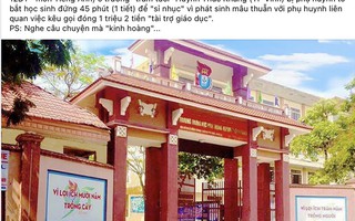 Xôn xao việc nữ giáo viên “miệt thị” học sinh vì tiền "tài trợ giáo dục"