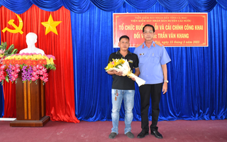 Cà Mau: VKSND xin lỗi ông Trần Văn Khang bị oan sai