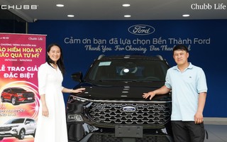 Trao ô tô thương hiệu Mỹ cho khách hàng tham gia bảo hiểm Chubb Life