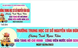 Diễn biến mới nhất vụ "lùm xùm chương trình ngoại khóa" ở TP HCM