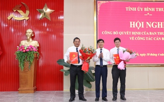 Ông Phạm Văn Nam được phân công giữ chức Bí thư Thành uỷ Phan Thiết