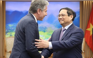 Những hình ảnh Thủ tướng Phạm Minh Chính tiếp Ngoại trưởng Mỹ Antony Blinken