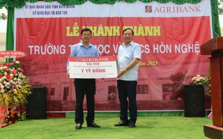 Agribank tài trợ 12 tỉ đồng xây dựng 2 ngôi trường ở Kiên Giang