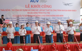 Khởi công nhà ga, đài không lưu sân bay Điện Biên