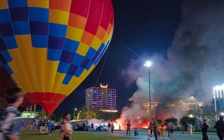 Cháy nổ khinh khí cầu ở Tuyên Quang, 5 người bị thương