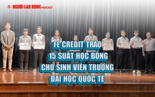 FE CREDIT trao 15 suất học bổng cho sinh viên trường đại học quốc tế