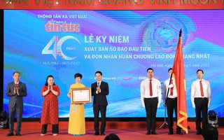 Báo Tin tức kỷ niệm 40 năm thành lập và đón nhận Huân chương Lao động hạng Nhất