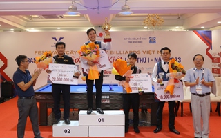 Nguyễn Huỳnh Phương Linh vô địch Festival billiards Cây cơ vàng 2023