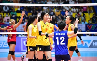 Tuyển nữ Việt Nam lần đầu vô địch bóng chuyền châu Á cấp CLB