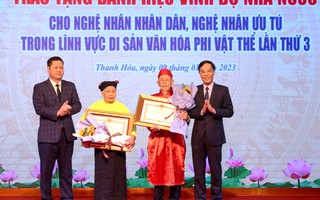 Khắc phục bất cập trong tôn vinh nghệ nhân