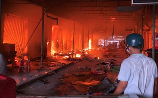 Vụ cháy lớn tại Chợ huyện Ea Súp: Công tác chữa cháy không hiệu quả